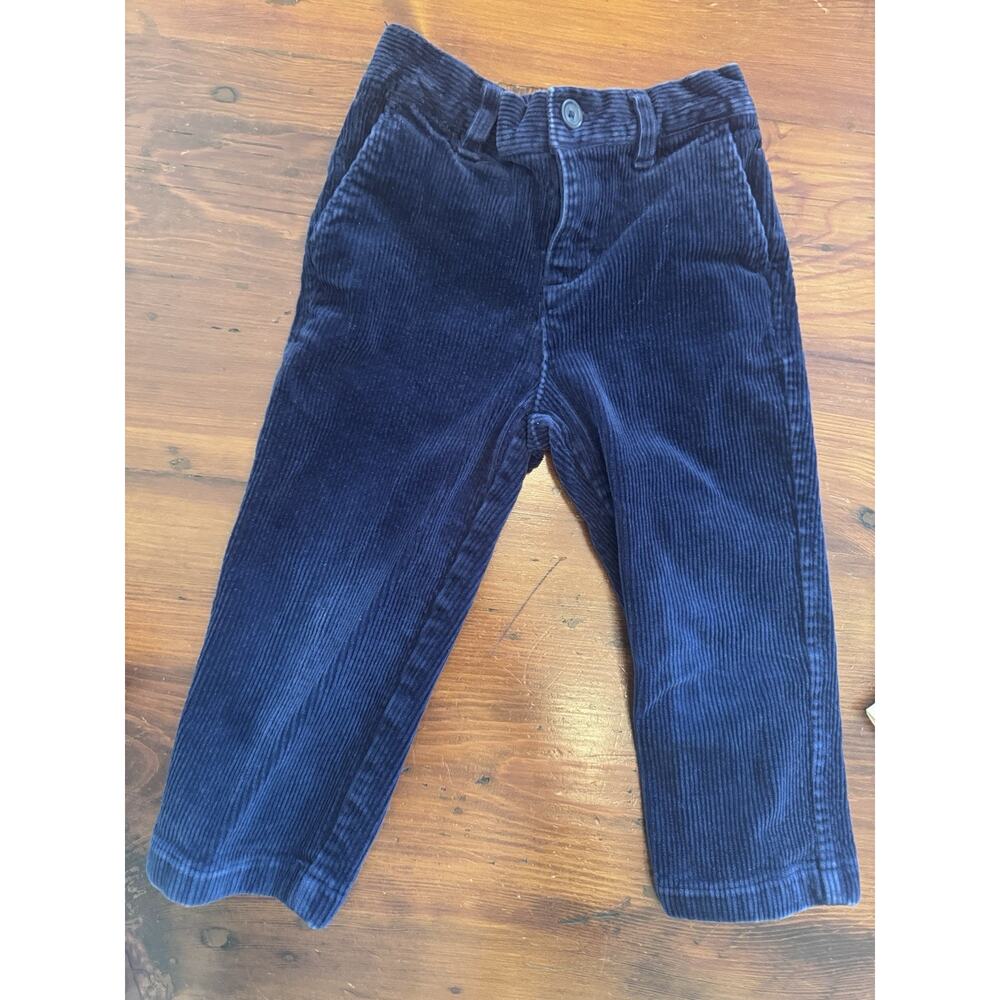 Lauren Ralph Lauren Baby Boy Navy Blue Corduroy Pants 24 Months